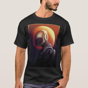 Camiseta Mars Astronauta Espacial Sistema Solar Realismo Pl