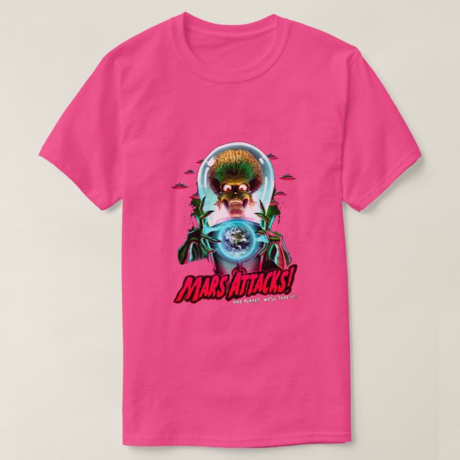 Camiseta Mars Atacks Poster (Frente do Design)