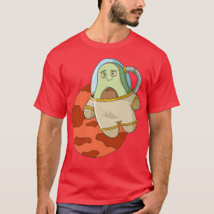 Camiseta Mars Avocado Design para um veículo espacial