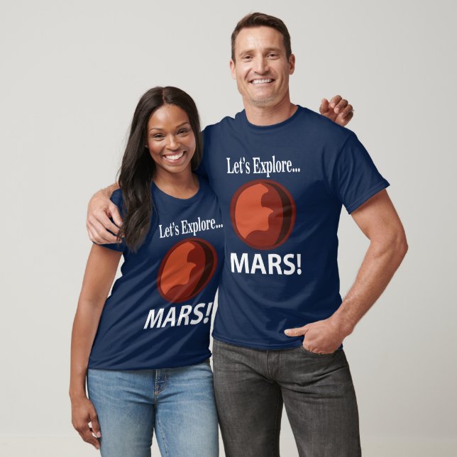 Camiseta Mars Explore Vamos (Unissex)