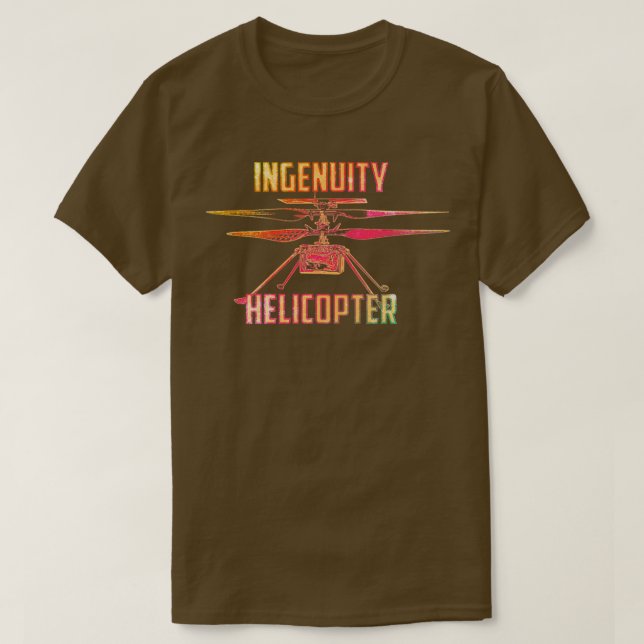 Camiseta Mars Helicopter Ingenuity1 (Frente do Design)
