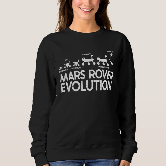 Camiseta Mars inventa a persistência da curiosidade contra  (Frente)