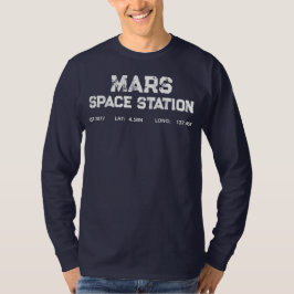 Camiseta Mars Space Station Vintage Logo
