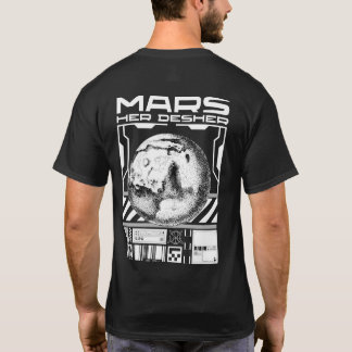 Camiseta Mars tee para worms espaciais com melhor qualidade