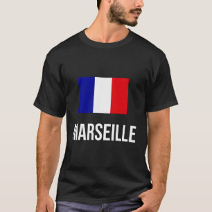 Camiseta Marselha França Bandeira Cidade Vacina Raízes Fran