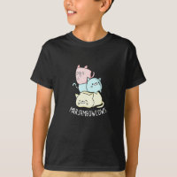 Marsh-meow Engraçado Gato Marshmallow Pun Dark BG