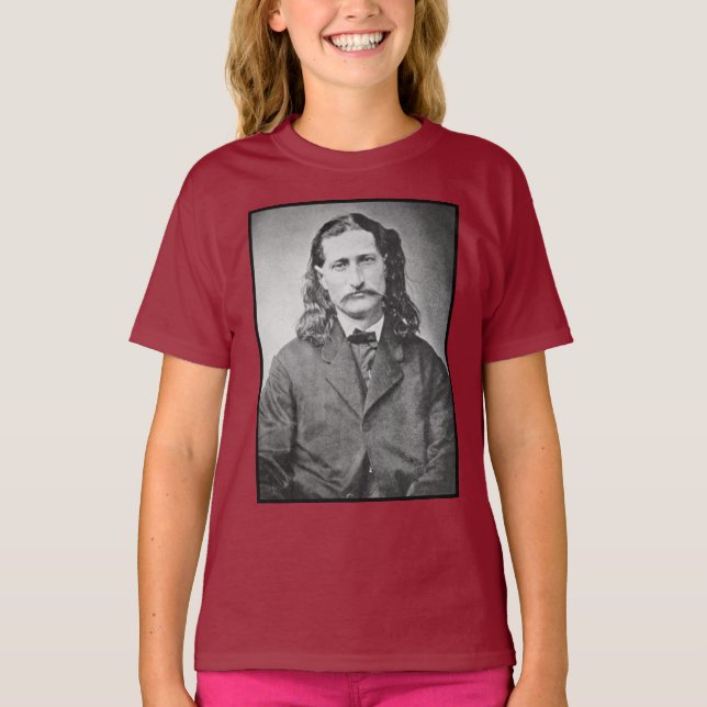 Camiseta Marshal Wild Bill Hickok Old West Guncater (Frente)