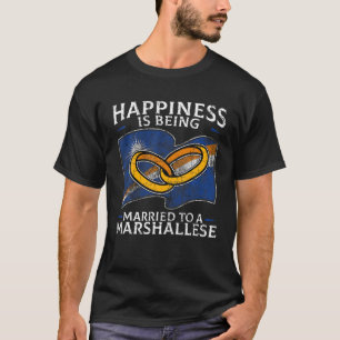 Camiseta Marshallese Casamento Marshall Islands Wedding Mar