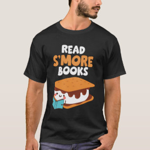 Camiseta Marshmallow Camping Campfire Engraçado Leia Mais L
