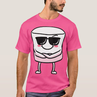 Camiseta Marshmallow Emoticon Sunglass Camper Men