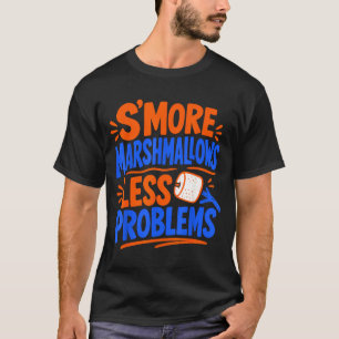 Camiseta Marshmallow fogueira s'mores