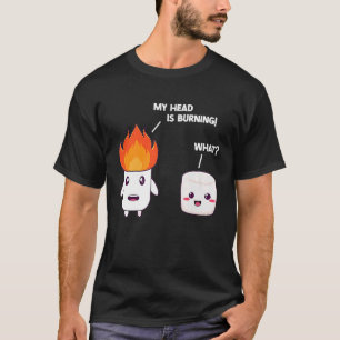 Camiseta Marshmallow Roaster Smore Camping Smore Estação Ca