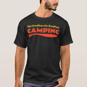 Camiseta Marshmallows de acampamento no café da manhã Engra