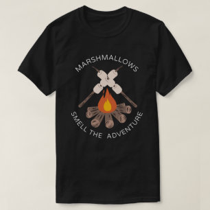 Camiseta Marshmallows em Campfire