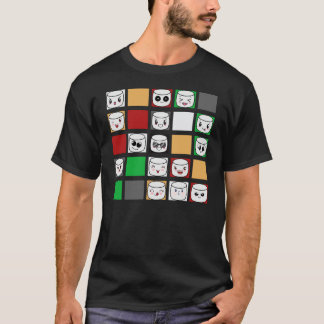 Camiseta marshmallows legal em uma caixa