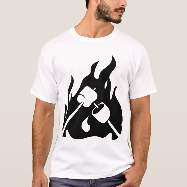 Camiseta Marshmallows Roasting (Frente)