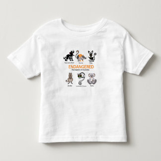Camiseta MARSUPIAIS - Vida selvagem - Animais ameaçados -