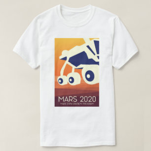 Camiseta Marte 2020 Rover Space Art