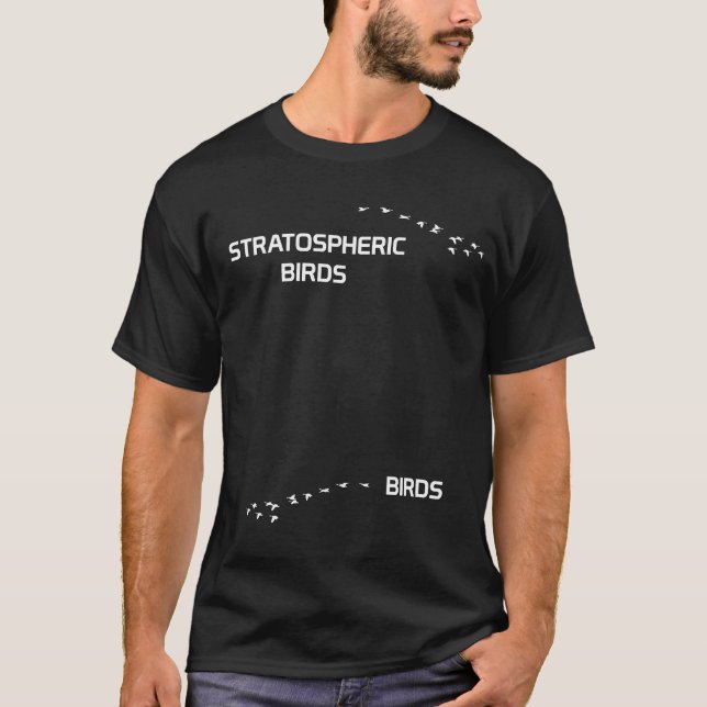 Camiseta Marte Transformante: Aves Estratosféricas (Frente)