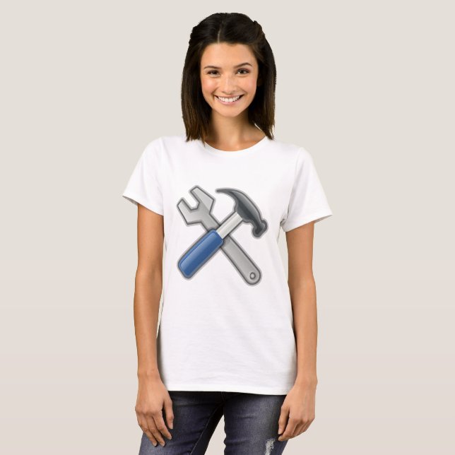 Camiseta Martelo e Chave de Fenda (Frente Completa)
