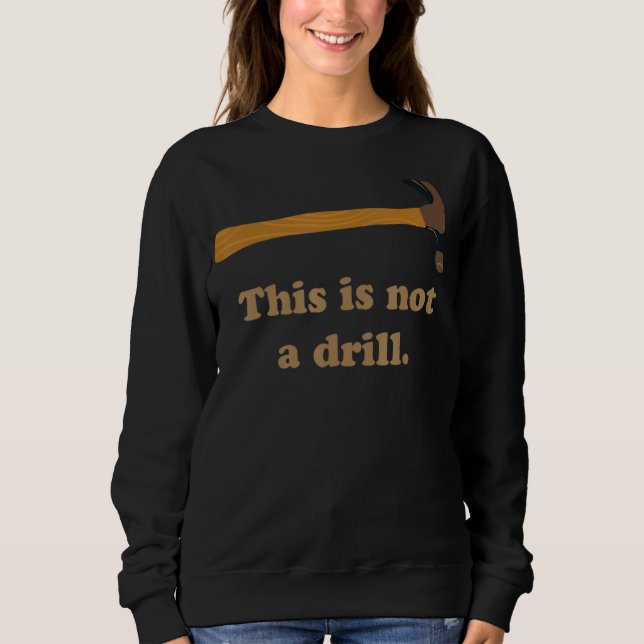 Camiseta Martelo Este Não É Um Carpinteiro De Drivers (Frente)