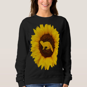 Camiseta Marten Para Homens Mustelid Animal Sunflower