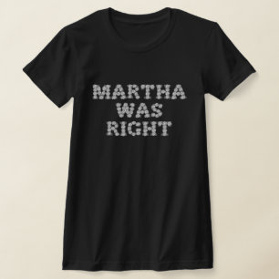 Camiseta Martha Estava Certa Rosas Brancas