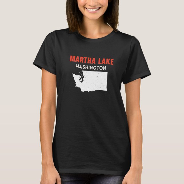 Camiseta Martha Lake Washington EUA State America Viagem Wa (Frente)