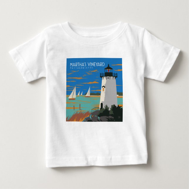 Camiseta Martha's Vineyard, Massachusetts | Farol (Frente)
