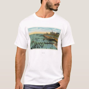 Camiseta Martha's Vineyard, vista aérea da praia