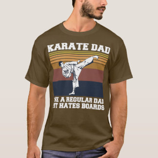 Camiseta Martial Arts Karate Cote para um Pai Karate