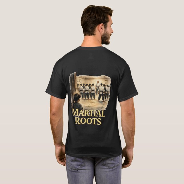 Camiseta Martial Roots First Spark Karate (Parte Traseira Completa)