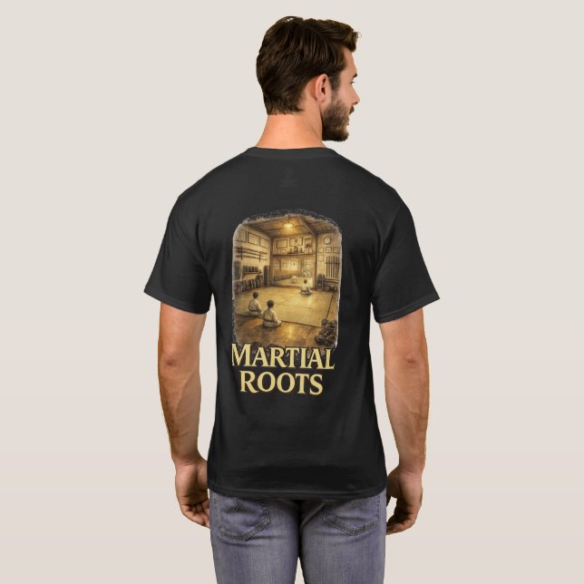 Camiseta Martial Roots Practice Karate (Parte Traseira Completa)
