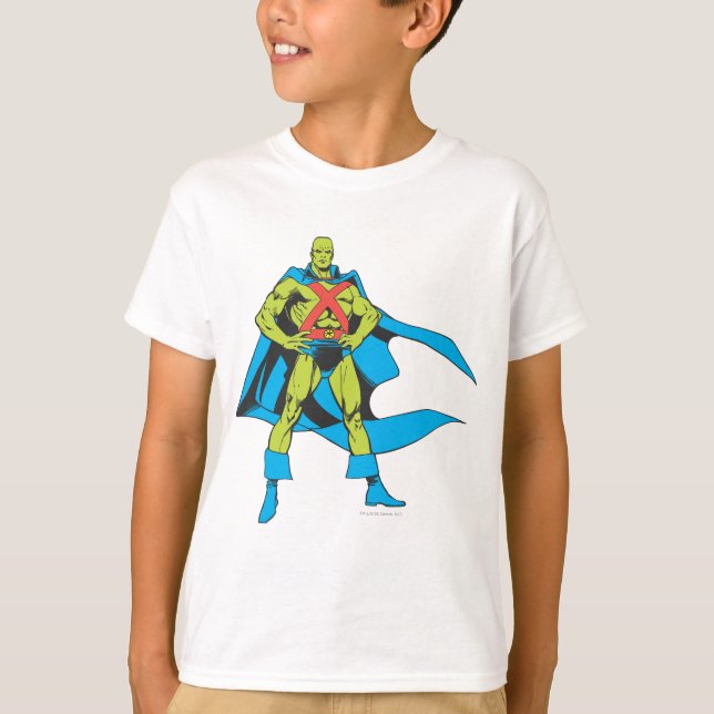 Camiseta Martian Manhunter Poses (Frente)