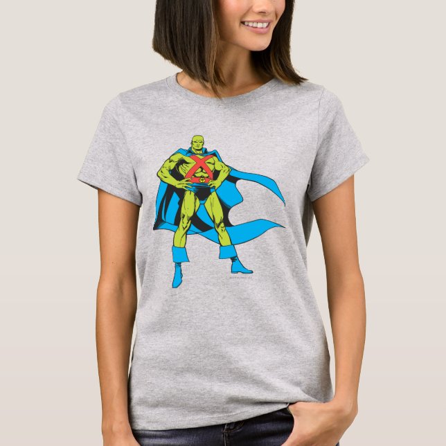 Camiseta Martian Manhunter Poses (Frente)