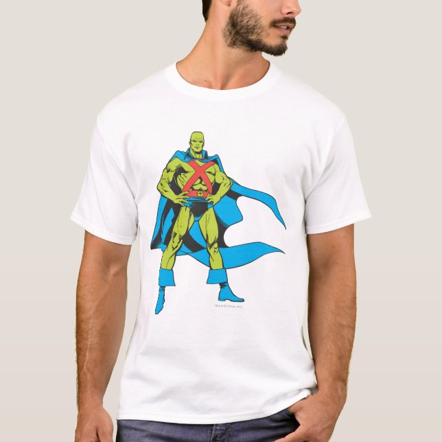 Camiseta Martian Manhunter Poses (Frente)