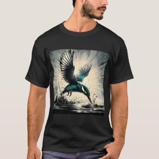 Camiseta Martim-pescador, Arte Gerada por IA