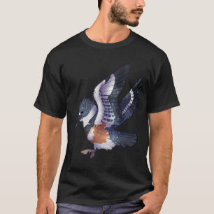 Camiseta Martim-pescador-cintado Aconchegante