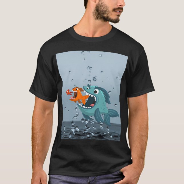 Camiseta Martim-pescador-de-cinto-branco-de-natal (Frente)