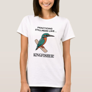 Camiseta Martim-pescador Praticando Quietude