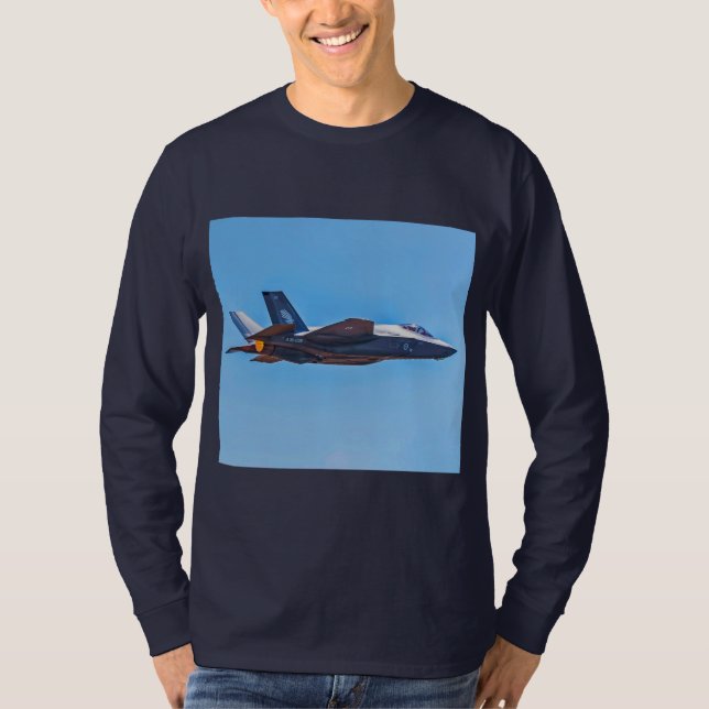 Camiseta Martin F- 35A Relâmpago II Bloqueado (Frente)