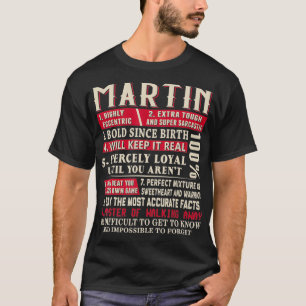 Camiseta Martin Name Gift Martin Surname 