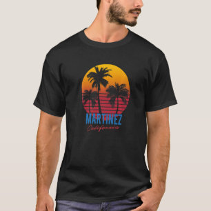 Camiseta Martinez Califórnia Antigas Palmeiras Pôr do Sol C