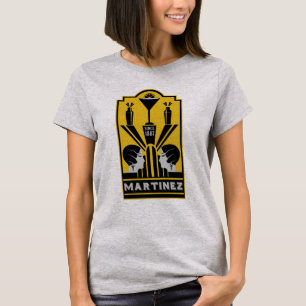 Camiseta Martinez Cocktail Art Deco