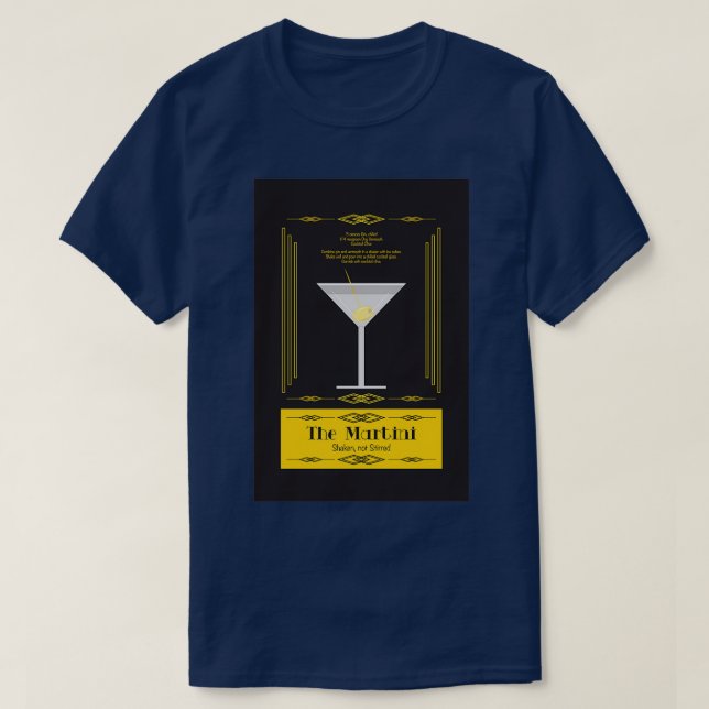 Camiseta Martini (Frente do Design)