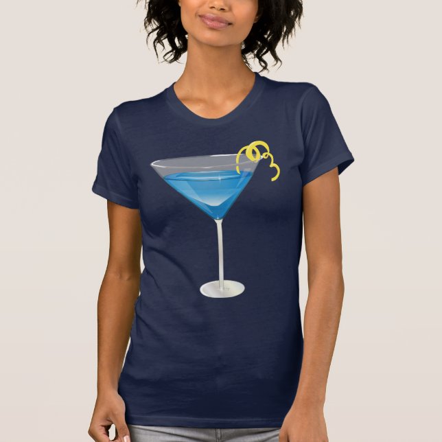 Camiseta Martini azul (Frente)