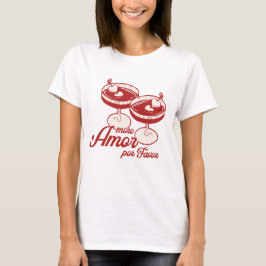 Camiseta Martini Coração Dia dos Namorados