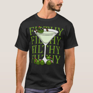Camiseta Martini Dirty Martini Amante Cocktail Azeitonas Im