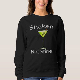 Camiseta Martini Shaken Not Stirred Cocktail Glass Happy Ho