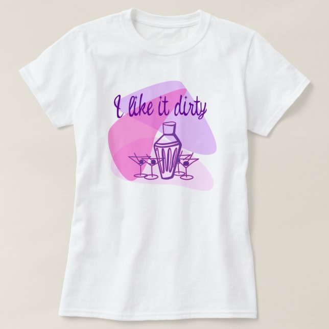 Camiseta Martini sujo (Frente do Design)